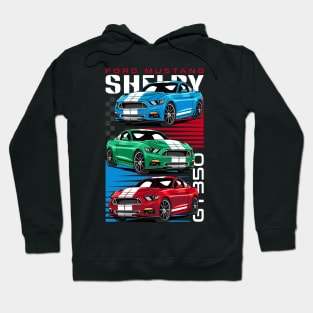 American Mustang GT350 Car Hoodie